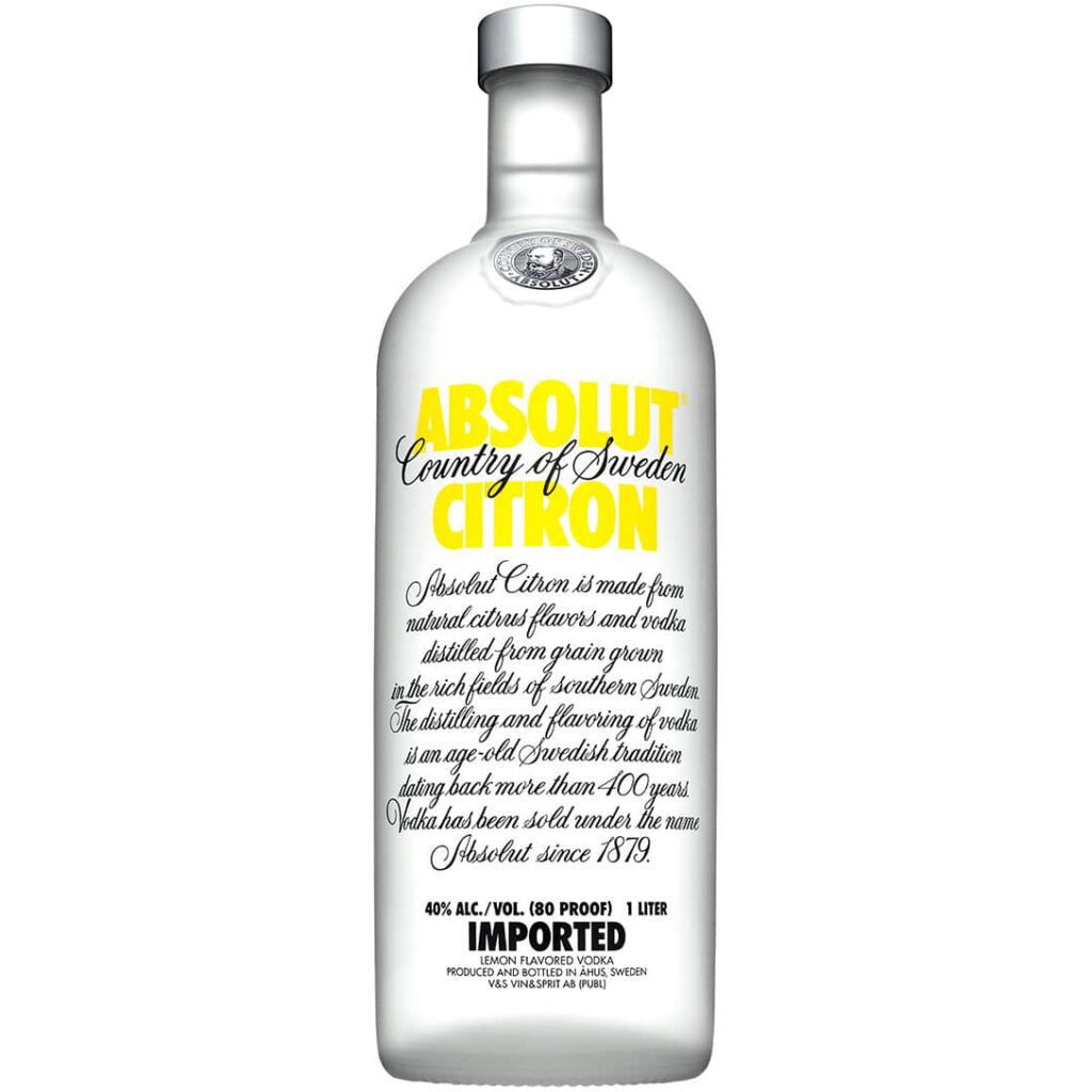 Absolut Vodka Citron